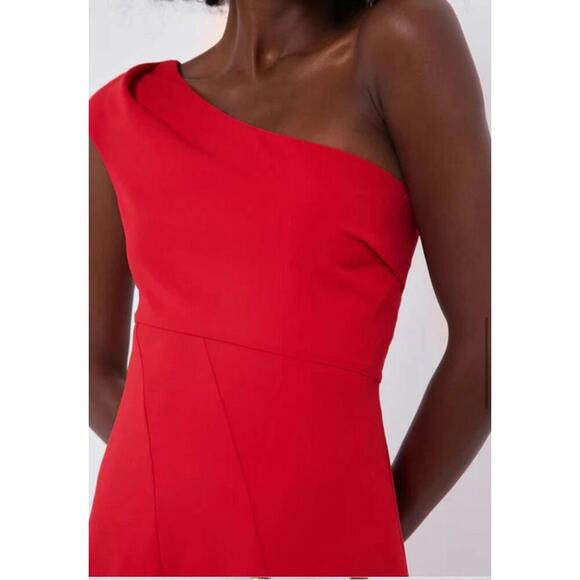 Tuckernuck x India Hicks Scarlet Carmen One Shoulder Dress $328 NWT Small S - Picture 4 of 8